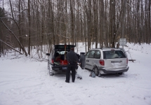 pigeon river winter camping 1