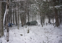 pigeon river winter camping 10