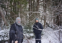 pigeon river winter camping 19