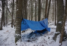 pigeon river winter camping 2