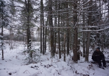 pigeon river winter camping 22