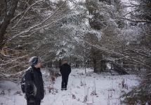 pigeon river winter camping 26