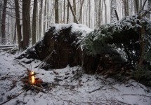 pigeon river winter camping 6