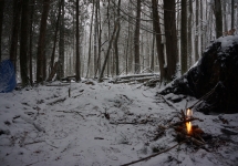 pigeon river winter camping 7