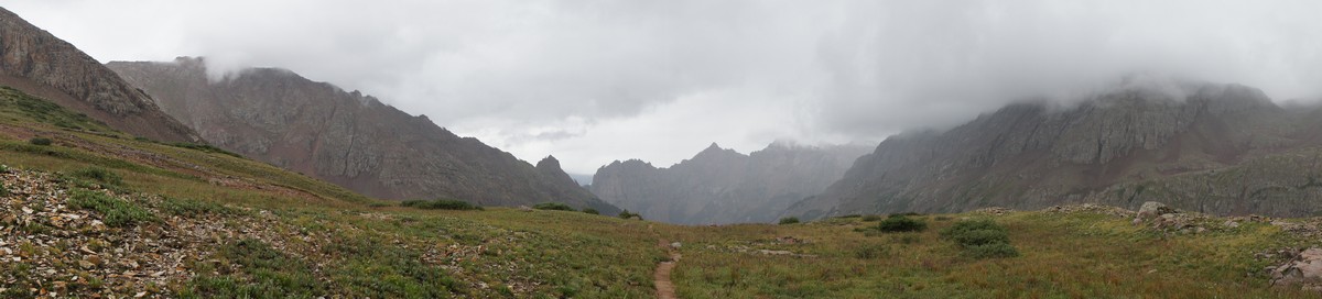 Yet another day we found ourselves traversing a pass in bad weather