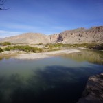 Bend in the Rio Grande River