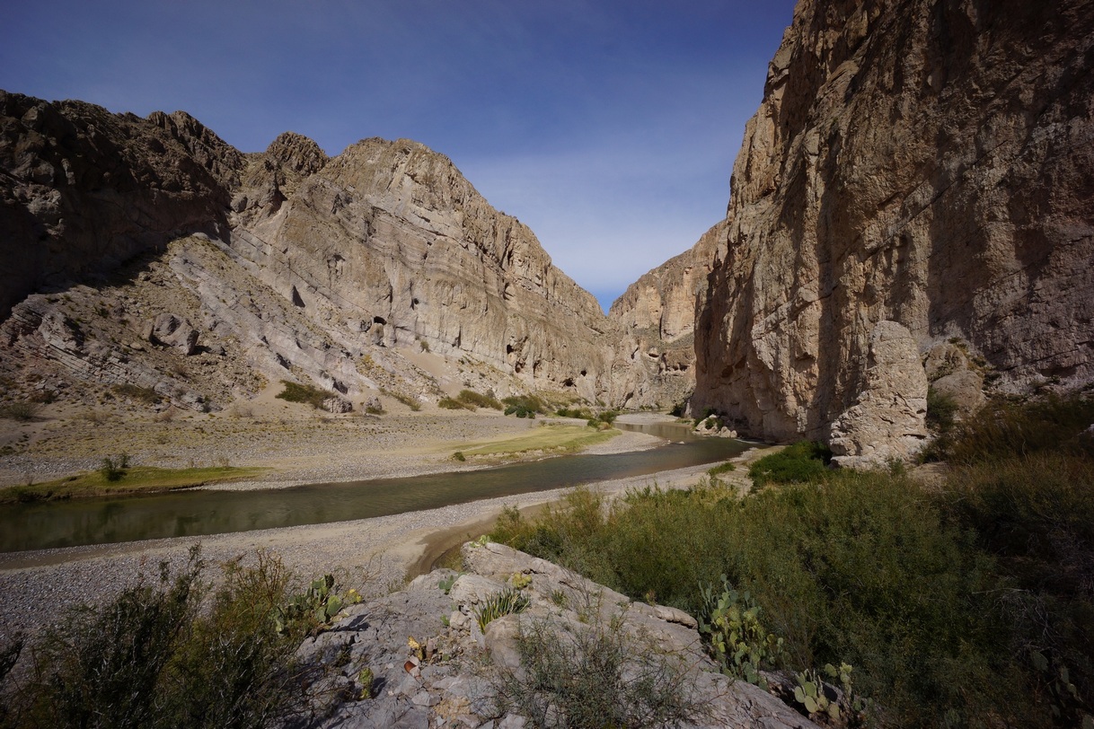 the mouth of Boquillas Canyon in mexico