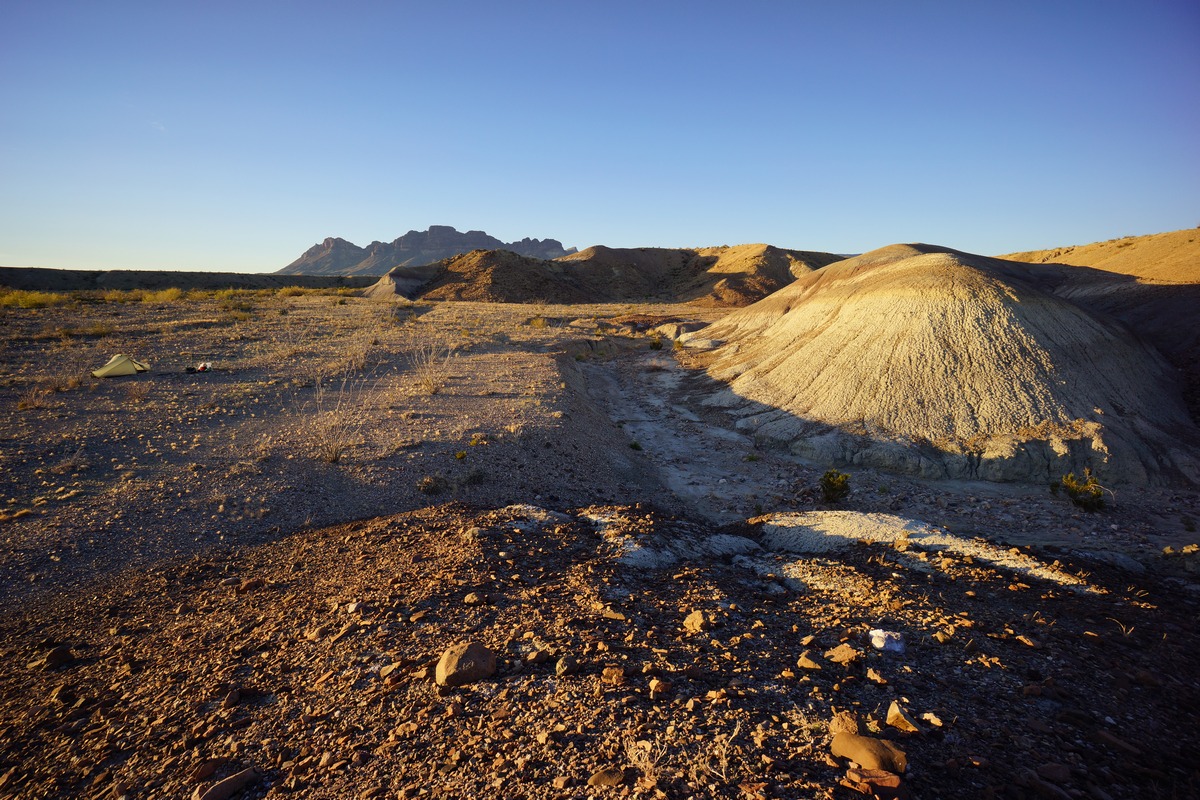 camping in big bend national park desert