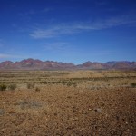Mountains Behind The Desert