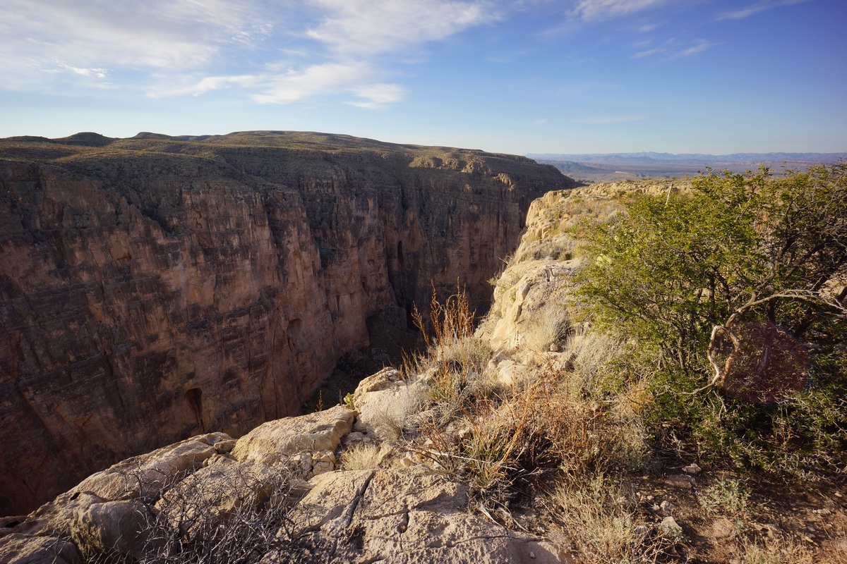 mariscal canyon rim edge