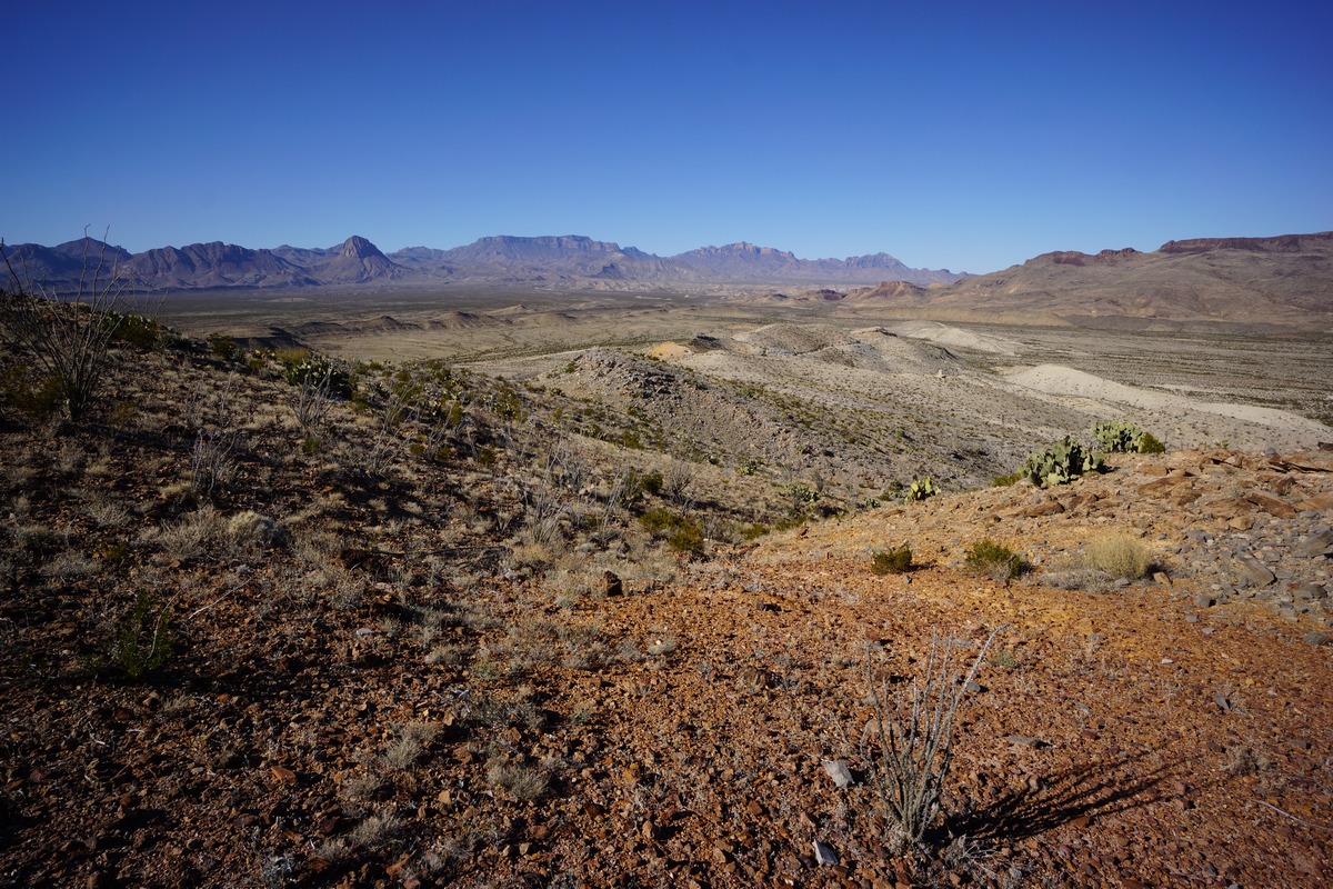 nearing mariscal mine in big bend