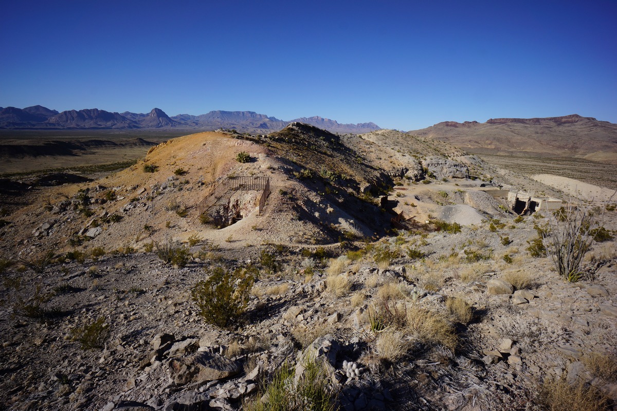 mariscal mine shaft entrance