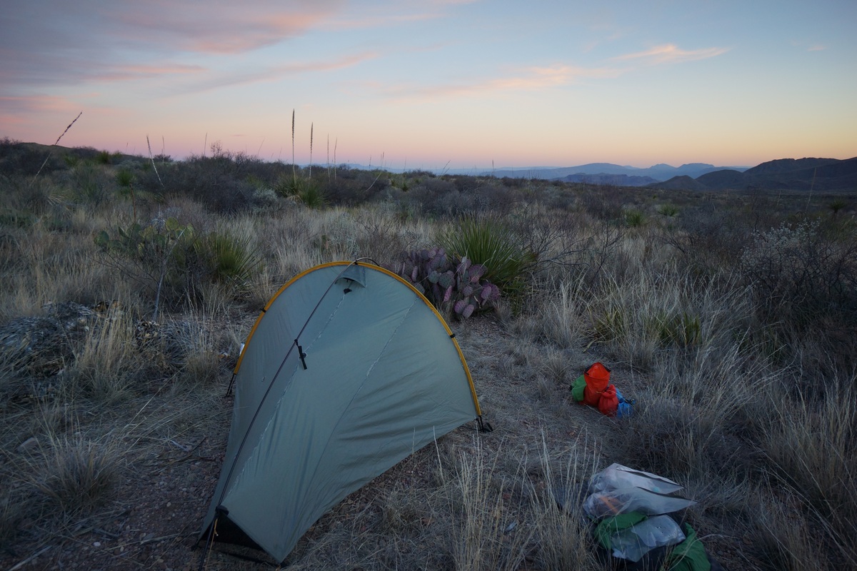 campsite in juniper canyon