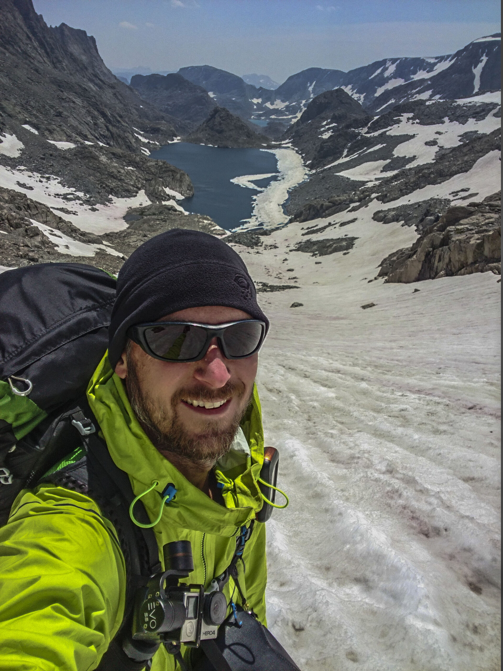 gopro mounted on evo ss gimbal on cdt thru hike
