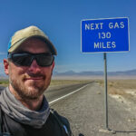 130 Miles to Next Gas Road Sign