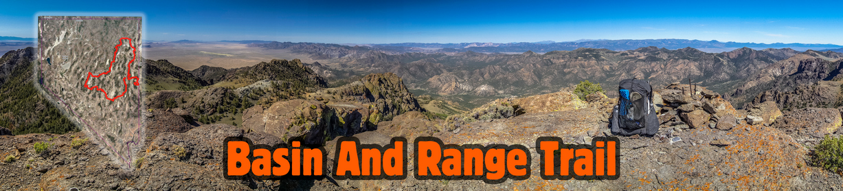 basin and range trail guidebook and photos