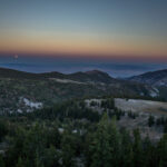 Full Moon Over Nevada And Utah Wilderness