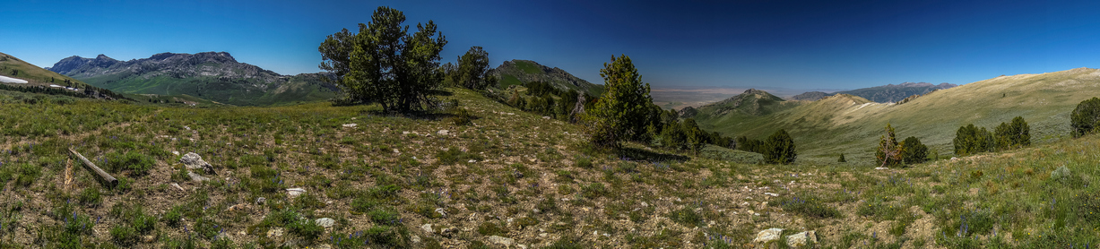 panorama photo from soldier pass ruby mountains nevada