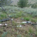 F-111 Plane Crash Debris Scattered