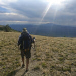 Hiker in the Pequop Range