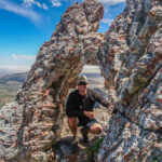 Natural Arch in Goshute Range Nevada