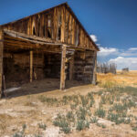 Old Barn at Abandoned Homestead in Nevada