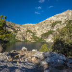 Overland Lake campsite view