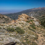Hiker on the Ruby Crest Trail Range Trail Thru hike Section 6 369