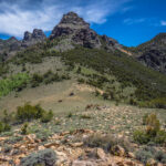 basin and range trail hike through hot creek range nevada