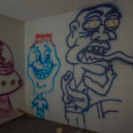 Graffiti in Abandoned Hotel