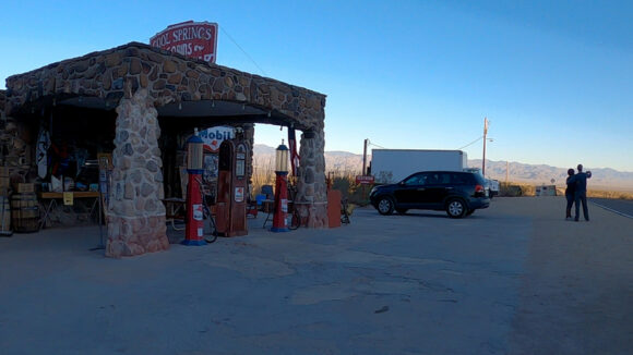 historic route 66 in arizona at cold springs station
