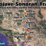 Map of the Mojave Sonoran Trail