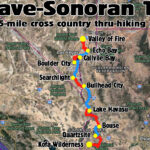 Map of the Mojave Sonoran Trail