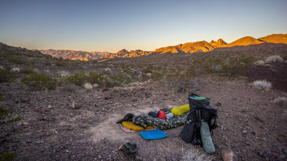 backcountry camping in the pinto valley wilderness nevada