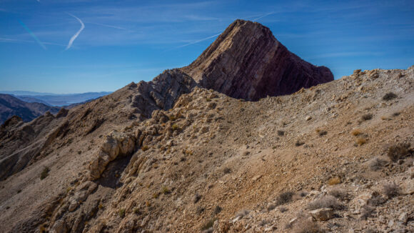 hiking the pinto valley wilderness of lake mead to sentinel peak