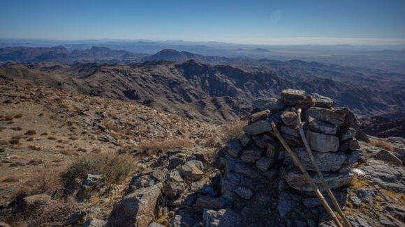 backpacking the whipple mountains wilderness mojave desert california crest of the whipple mountains