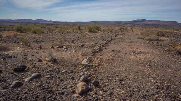 hiking the mesa buckskin mountains arizona overlooking bill williams river