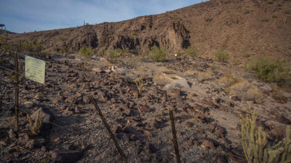 guzzler in the buckskin mountains arizona