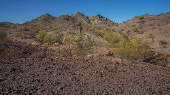 hiking the plamosa mountains quartzsite bouse arizona backpacking trip