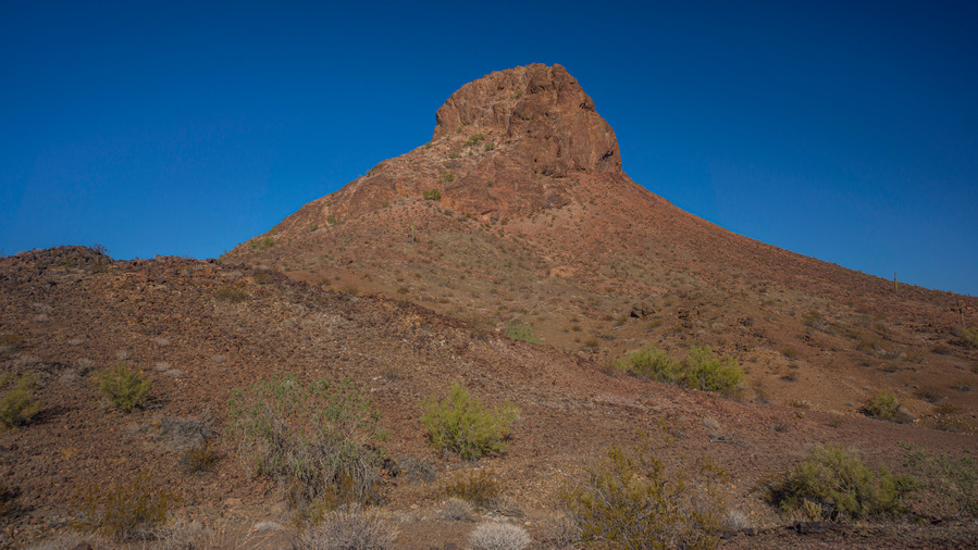 hiking the plamosa mountains quartzsite bouse arizona backpacking trip