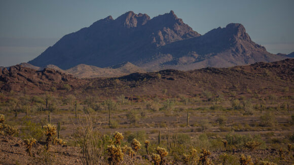 hiking the plamosa mountains quartzsite bouse arizona backpacking trip