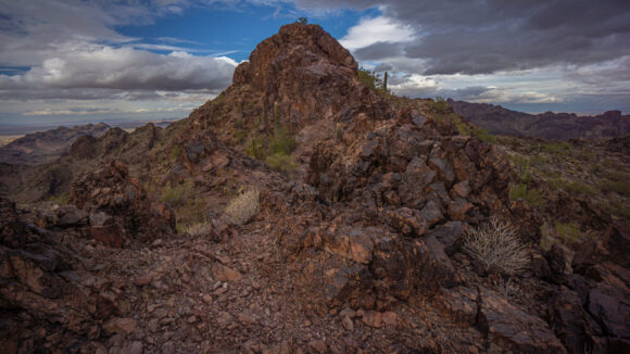 hiking the plamosa mountains quartzsite bouse arizona backpacking trip