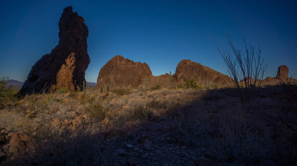 hiking four palms canyon kofa wildenress arizona backpacking and camping