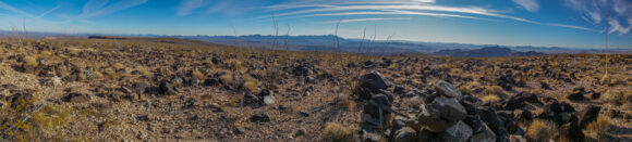 hiking ranegras plain to black mesa plamosa mountains arizona desert