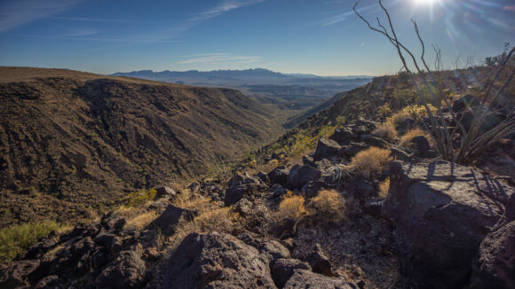 hiking black mesa plamosa mountains arizona desert
