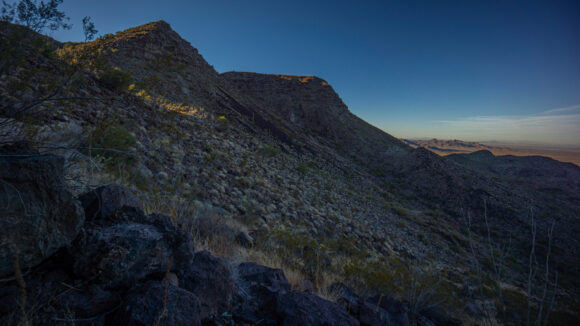 hiking black mesa plamosa mountains arizona desert