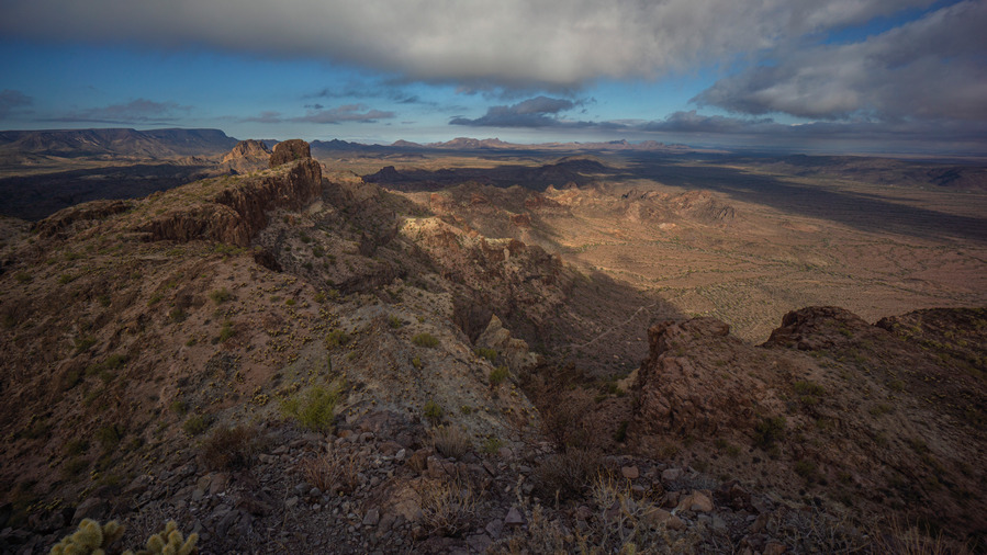 hiking the new water mountains wilderness arizona backpacking hidden benchmark summit