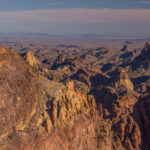 Signal Peak summit view west over Kofa Wilderness