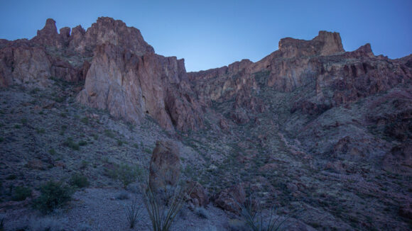 hiking four palms canyon kofa wildenress arizona backpacking and camping