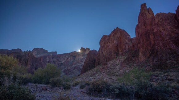 hiking four palms canyon kofa wildenress arizona backpacking and camping